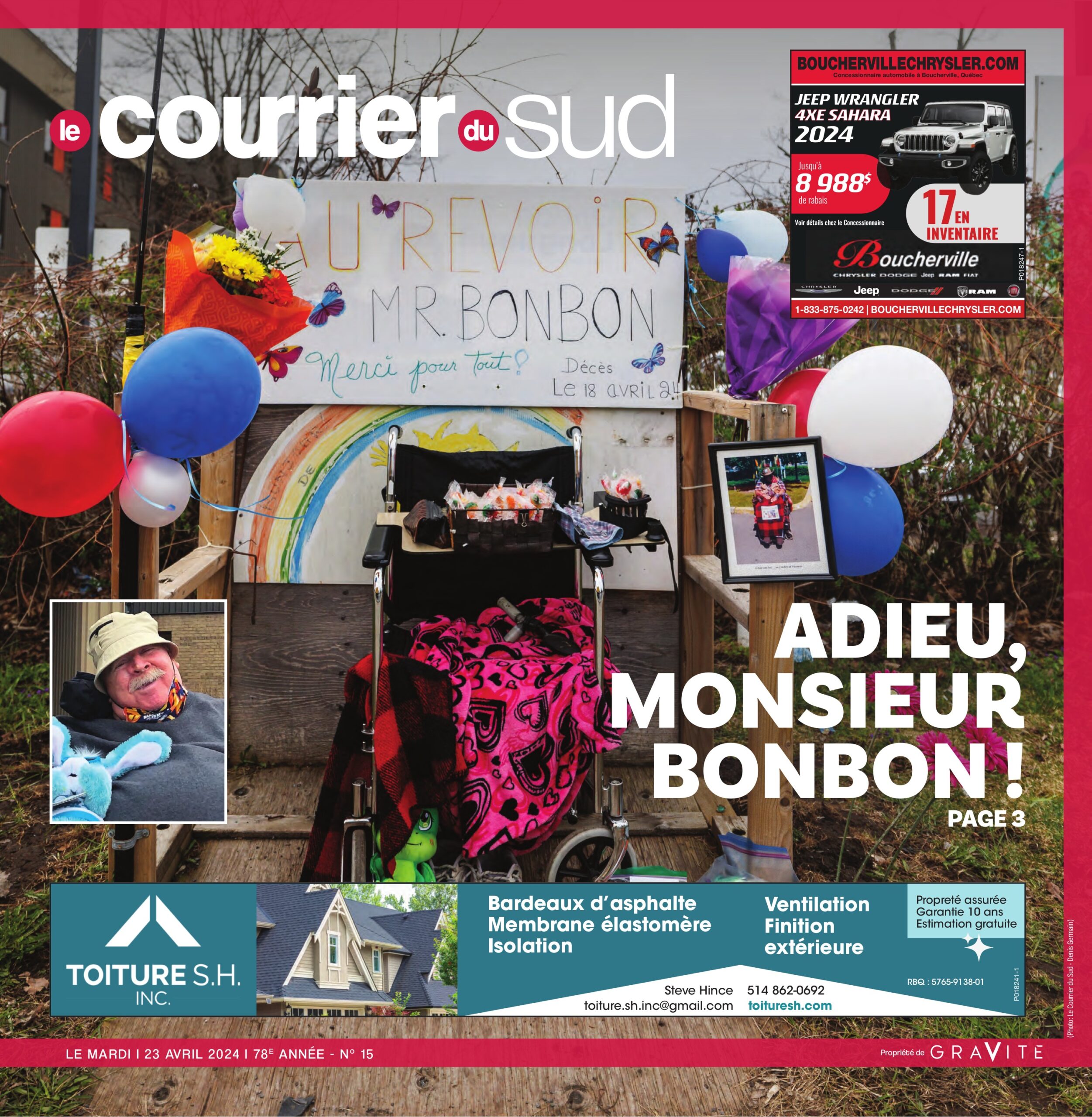 Le Courrier du Sud – 23 avril 2024