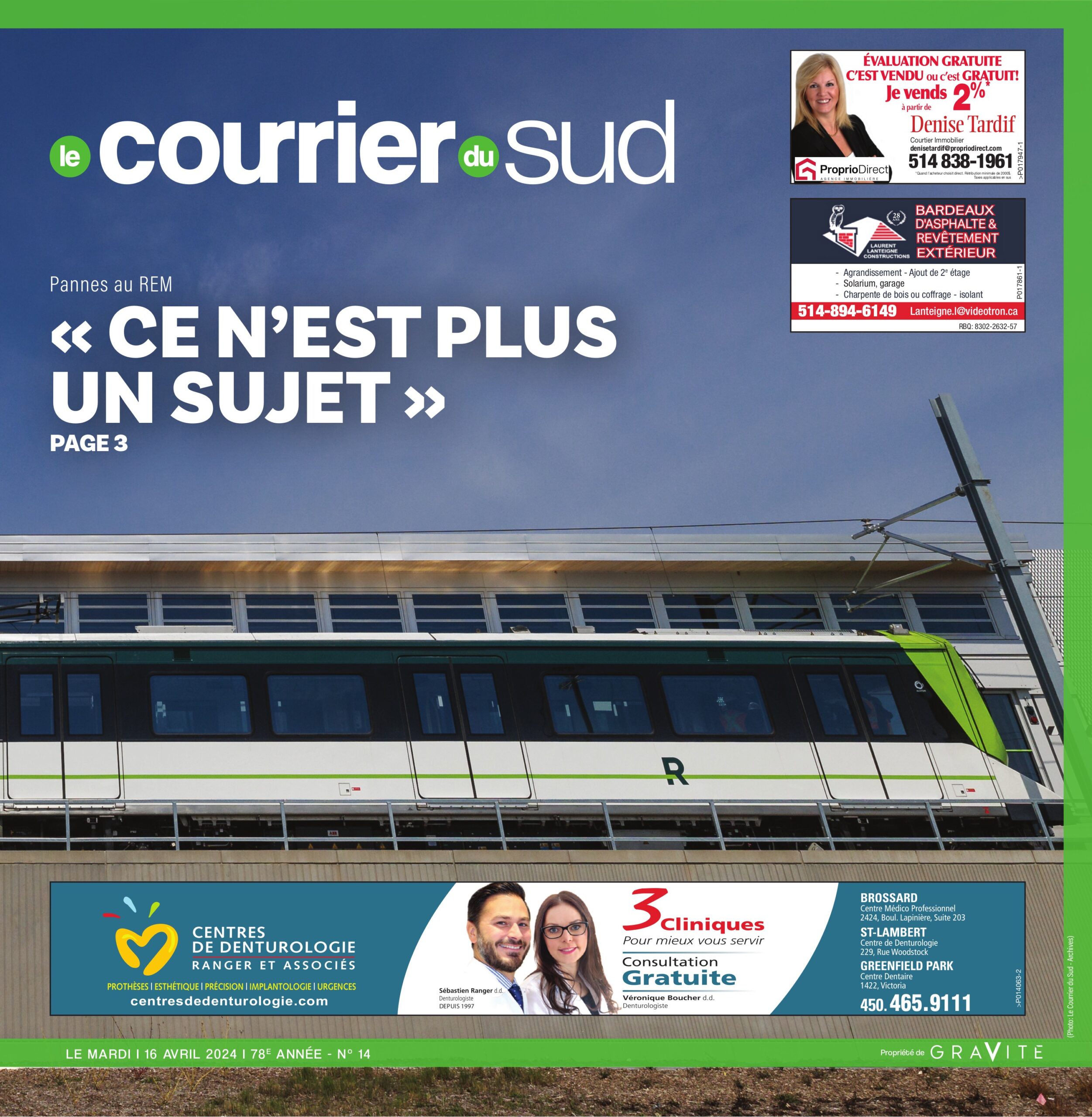 Le Courrier du Sud – 16 avril 2024