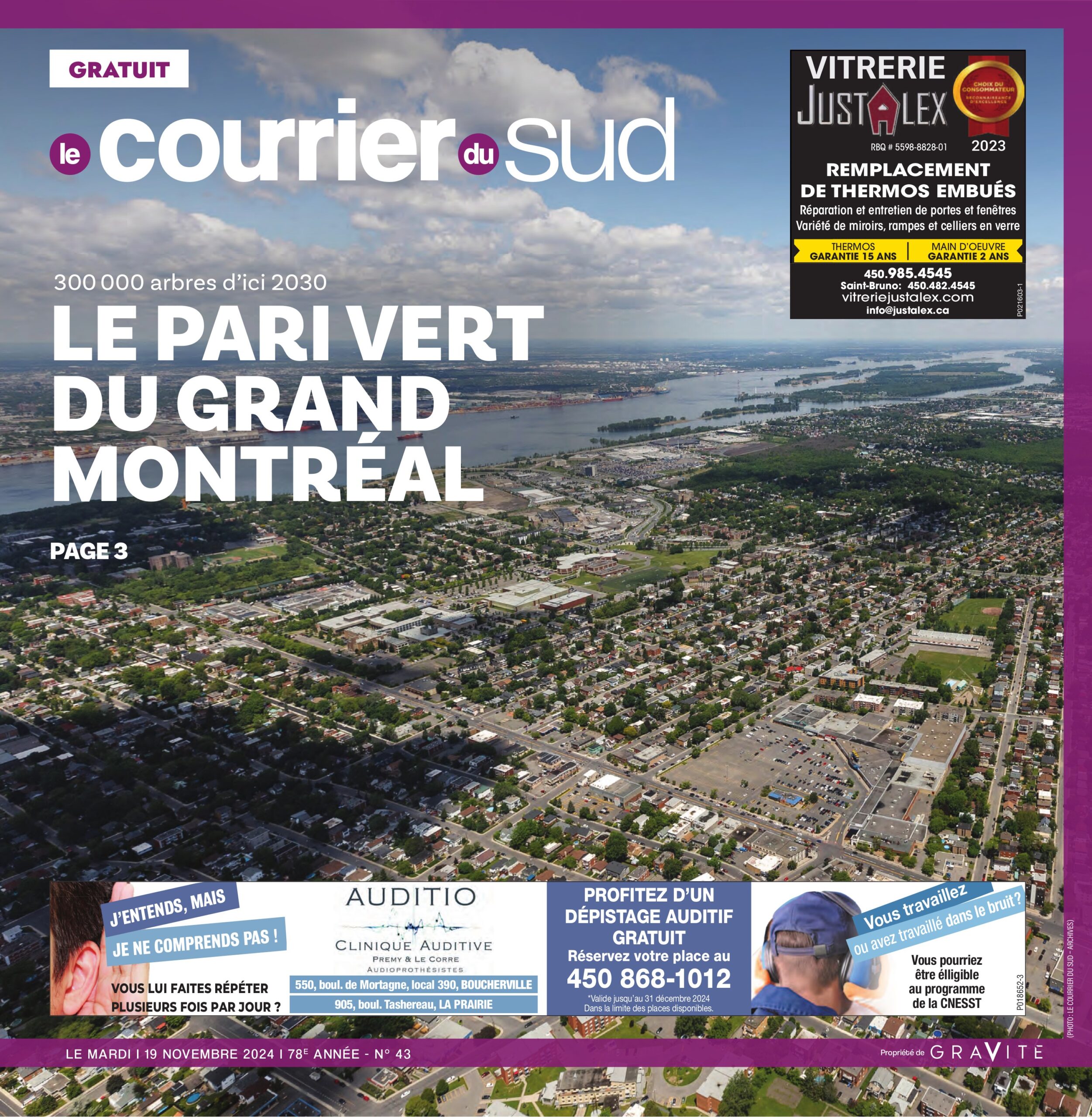 Le Courrier du Sud – 19 novembre 2024