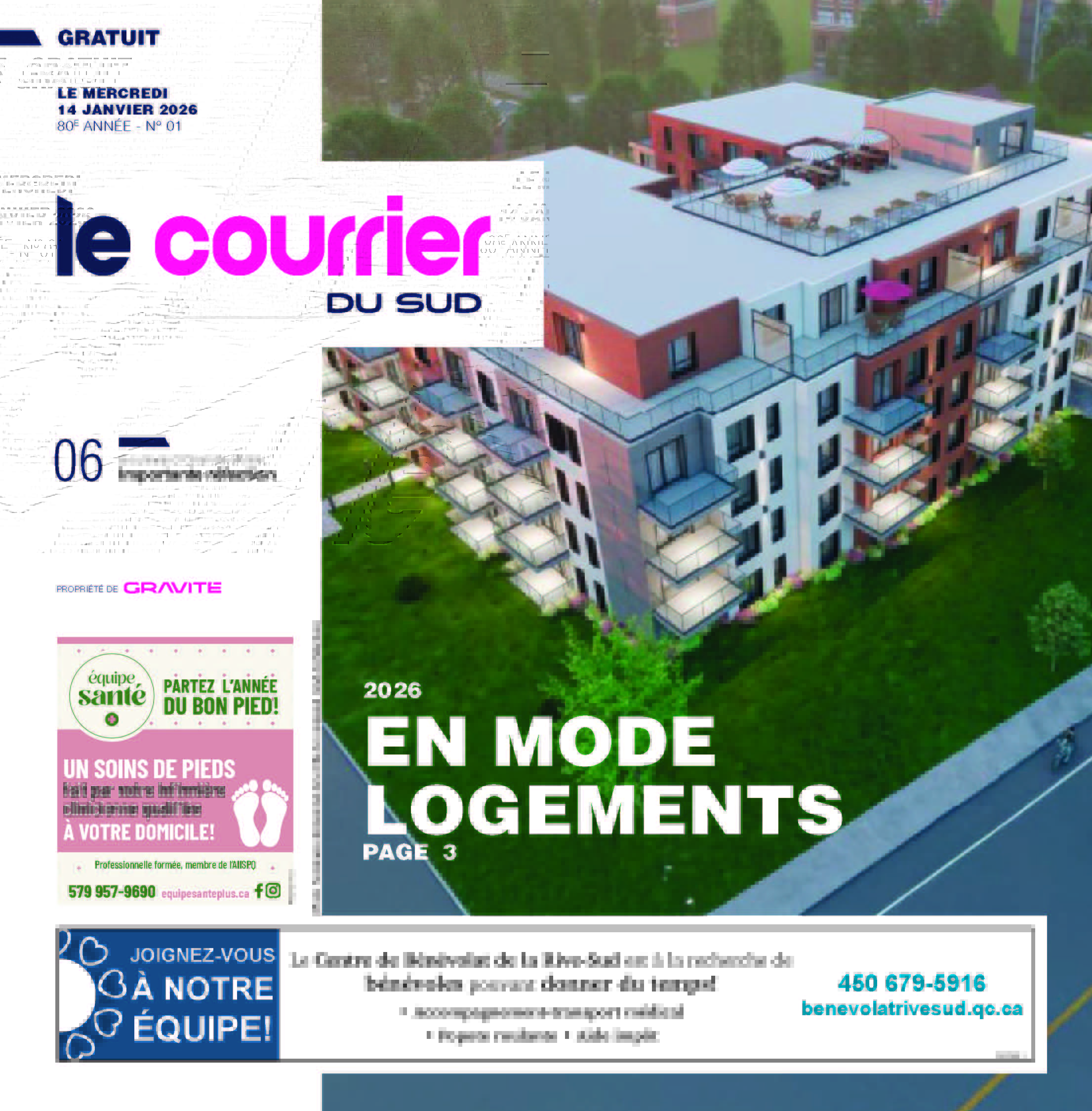 Le Courrier du Sud – 14 janvier 2026