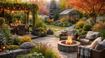 Comment réussir un aménagement extérieur quatre saisons?