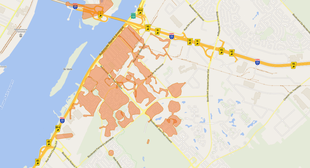 Longueuil : un accident cause une importante panne