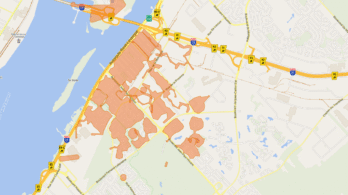 Longueuil : un accident cause une importante panne