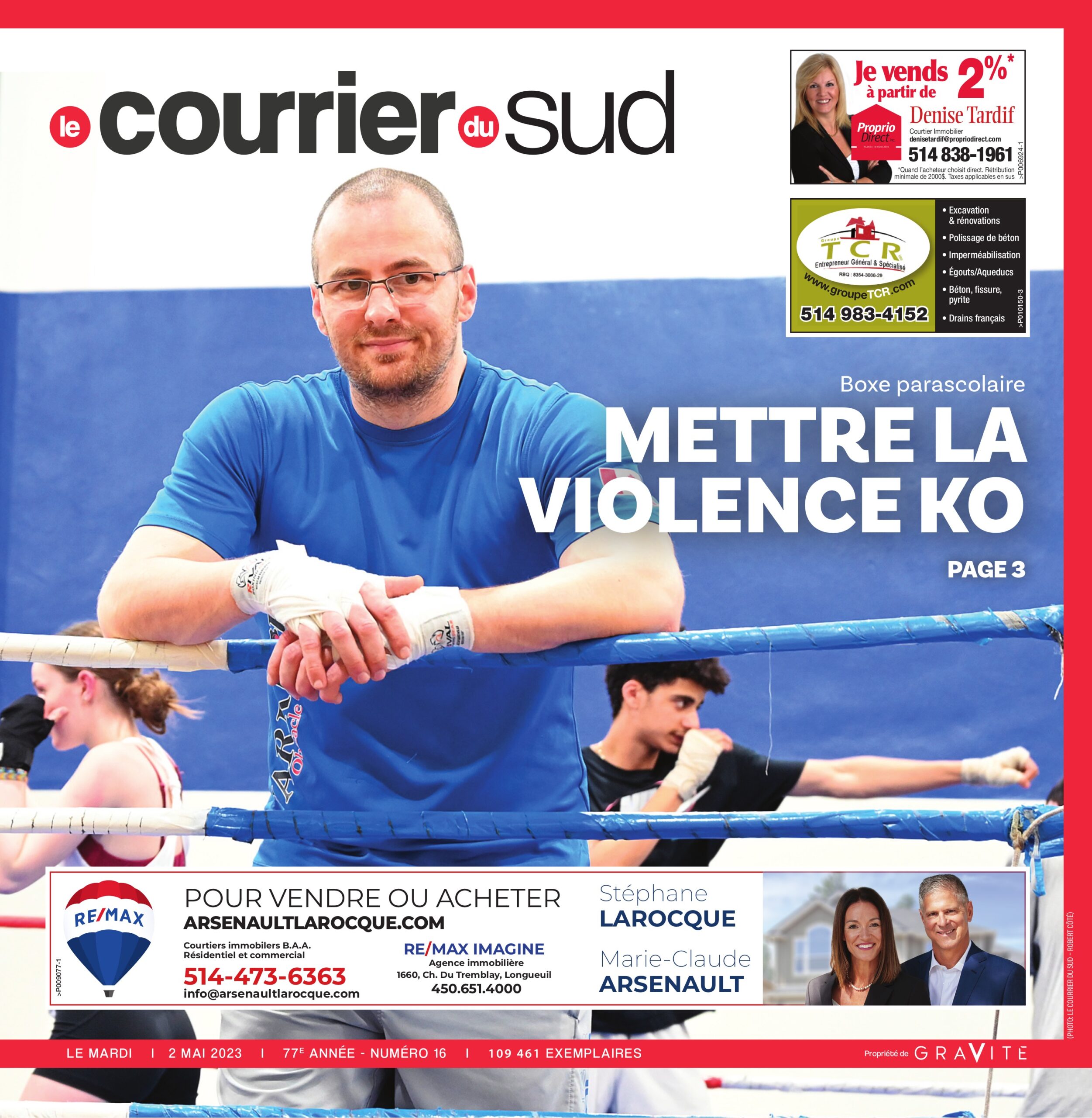 Le Courrier du Sud – 2 mai 2023