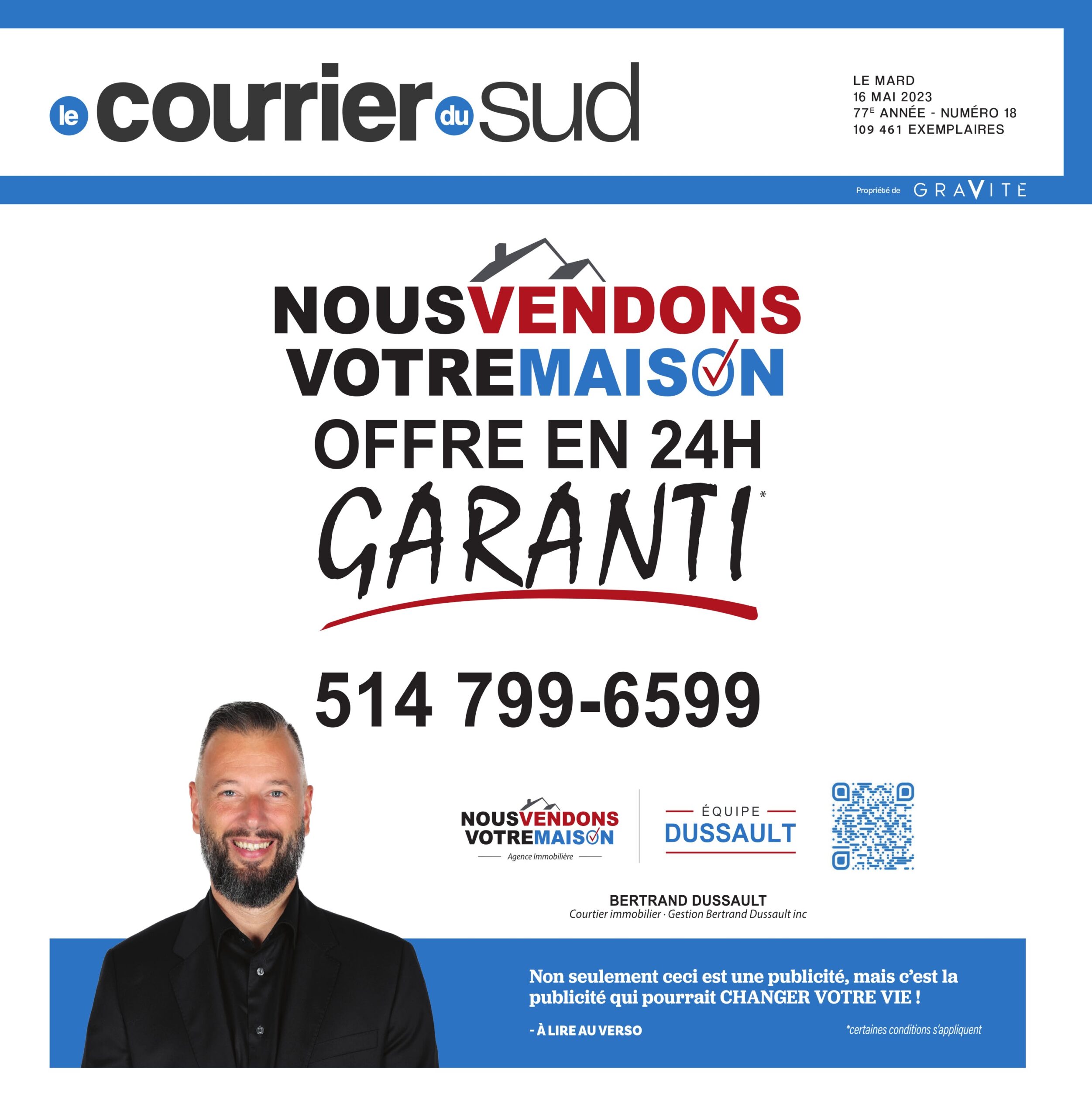 Le Courrier du Sud – 16 mai 2023
