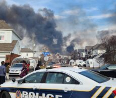 Incendie à Saint-Hubert : un secteur et des commerces évacués