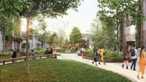 Quartier DIX30: une avenue des Lumières verte et piétonne