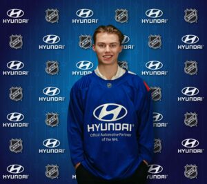 Le premier choix au repêchage de la LNH, Connor Bédard s’associe à Hyundai