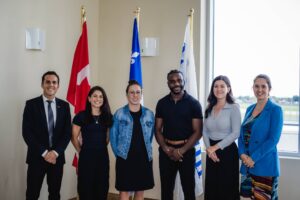 Des athlètes olympiques à l&rsquo;hôtel de ville