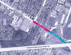 Chemin de Chambly : un imposant chantier terminé
