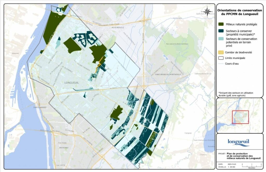 Longueuil souhaite modifier le Schéma d’aménagement pour mieux protéger ses milieux naturels