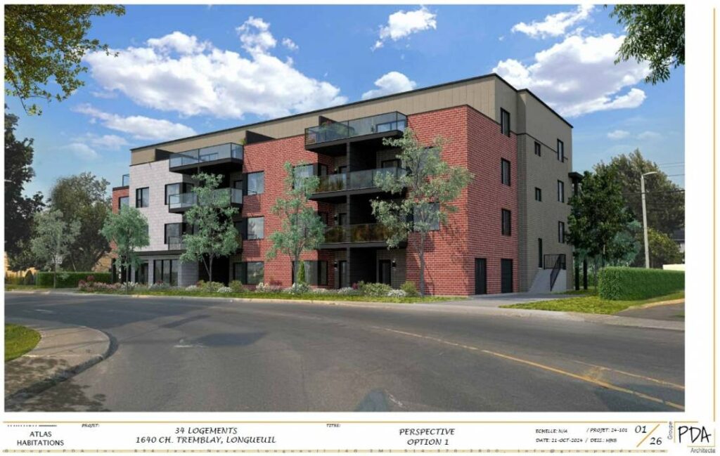 Longueuil : feu vert pour un projet de 34 logements sur le site de l’ancien Dic Ann’s