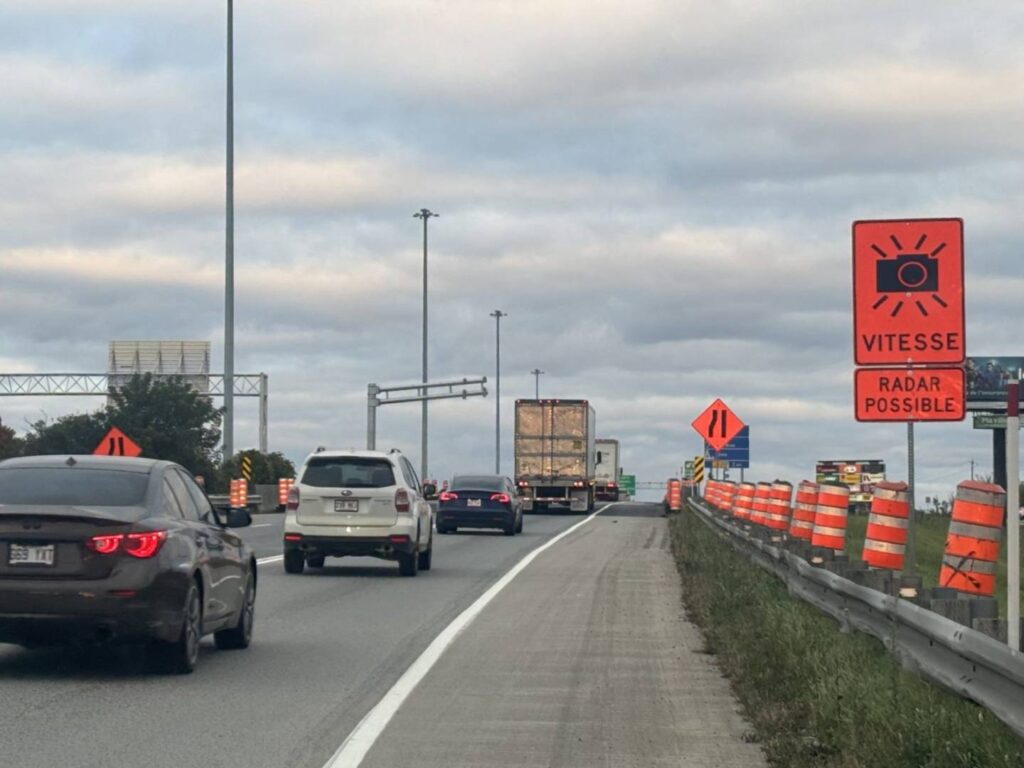  Attention : radar mobile de retour sur l’A-20 à Sainte-Julie