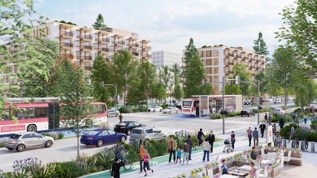 Nouveau projet pour Taschereau : un service rapide par autobus