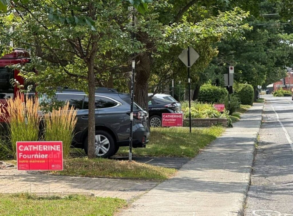Affichage électoral pas interdit, selon Élections Québec