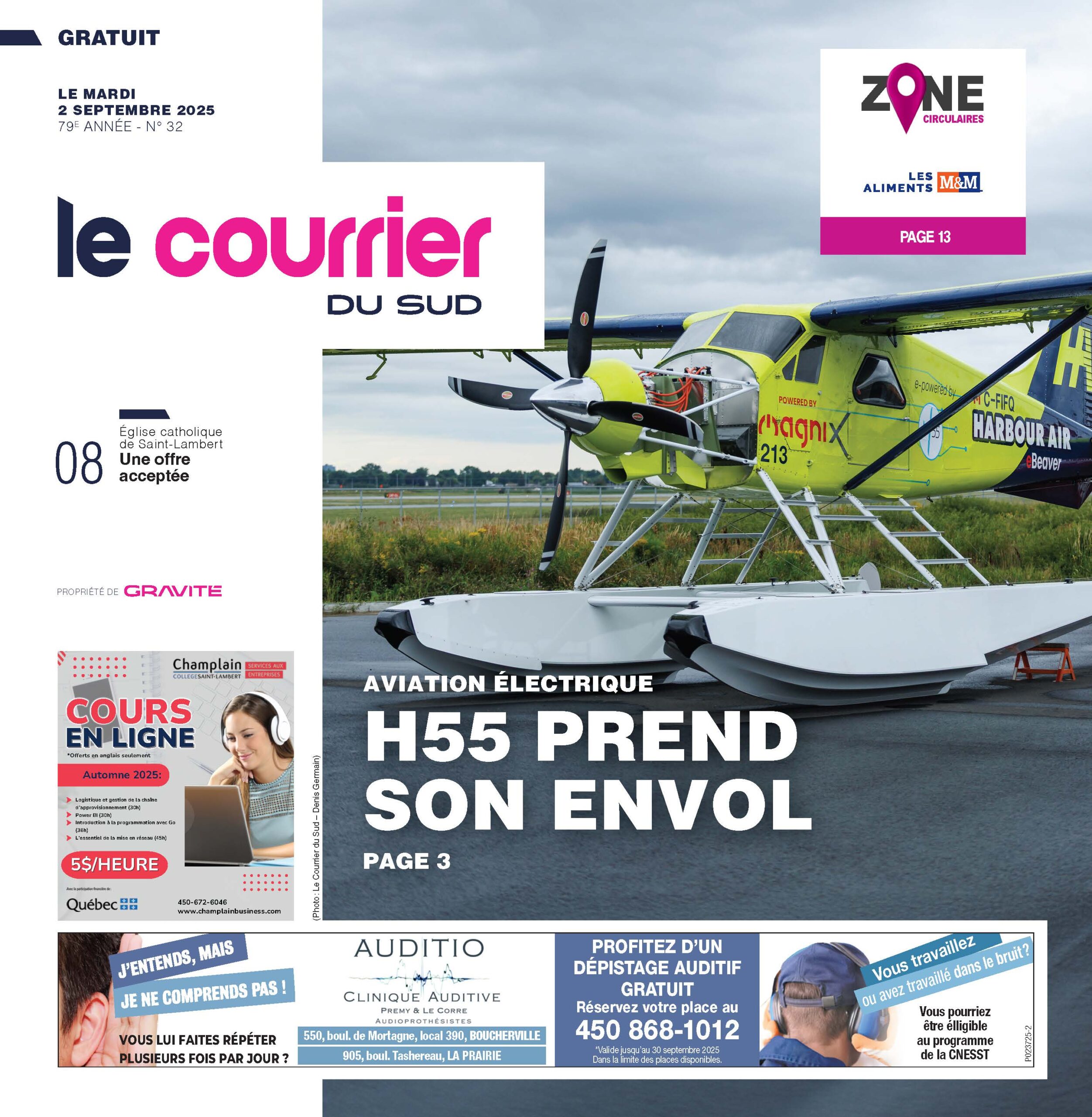 Journal Le Courrier du Sud – 2 septembre 2025