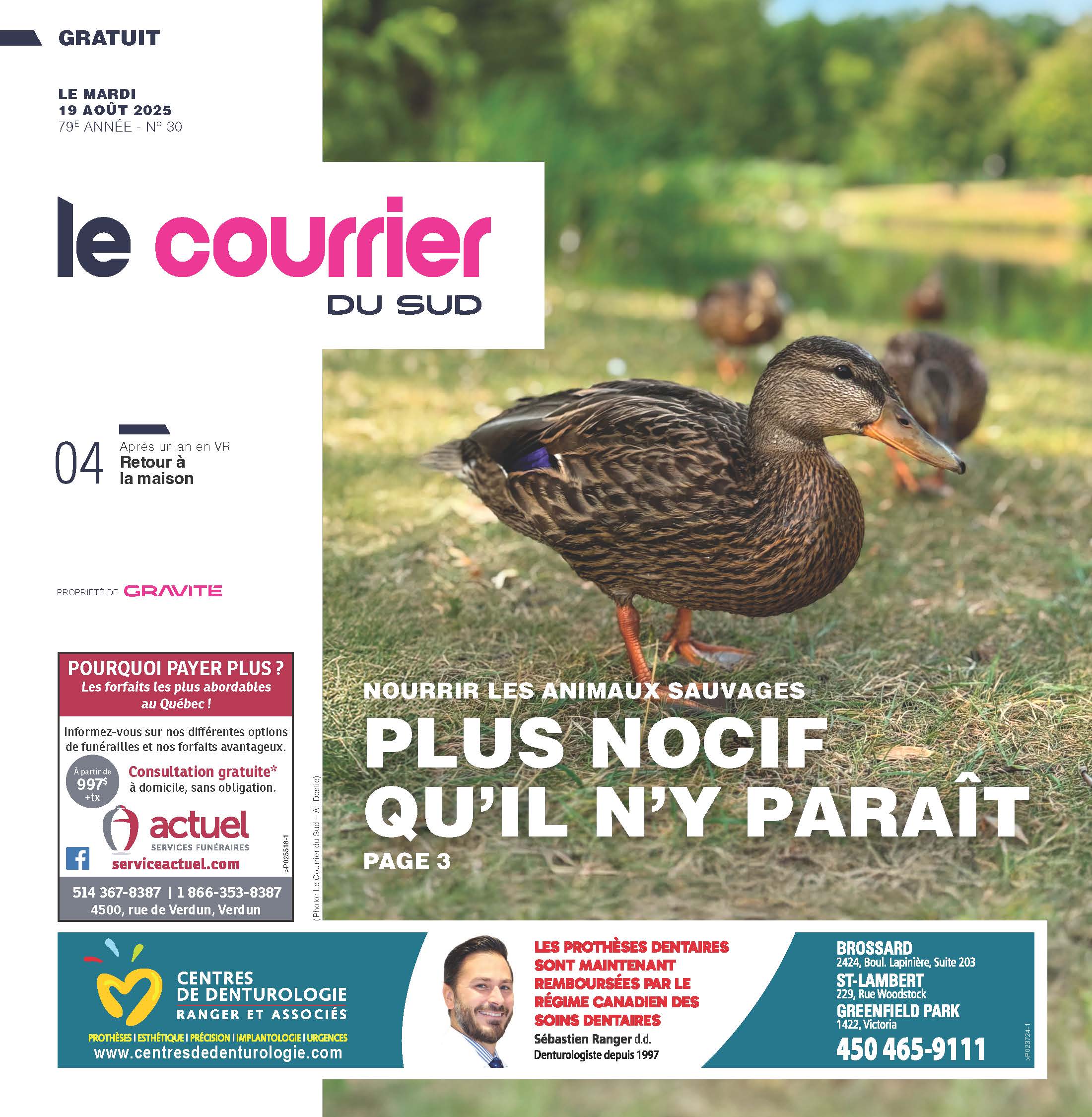 Journal Le Courrier du Sud – 19 août 2025