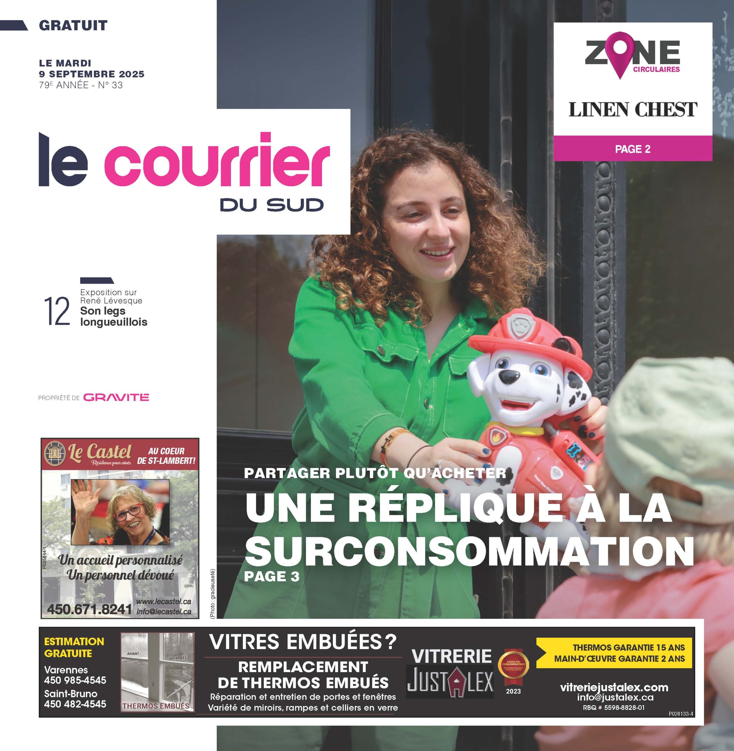 Journal Le Courrier du Sud – 9 septembre 2025