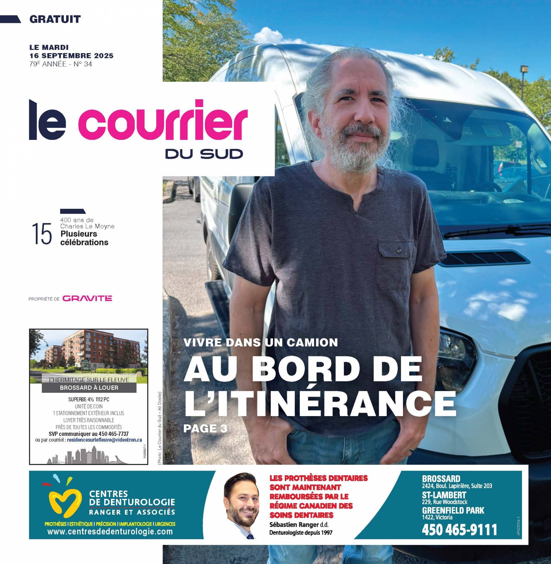Journal Le Courrier du Sud – 16 septembre 2025