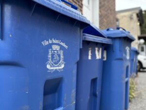 Saint-Lambert : le recyclage revient aux semaines pour des commerçants