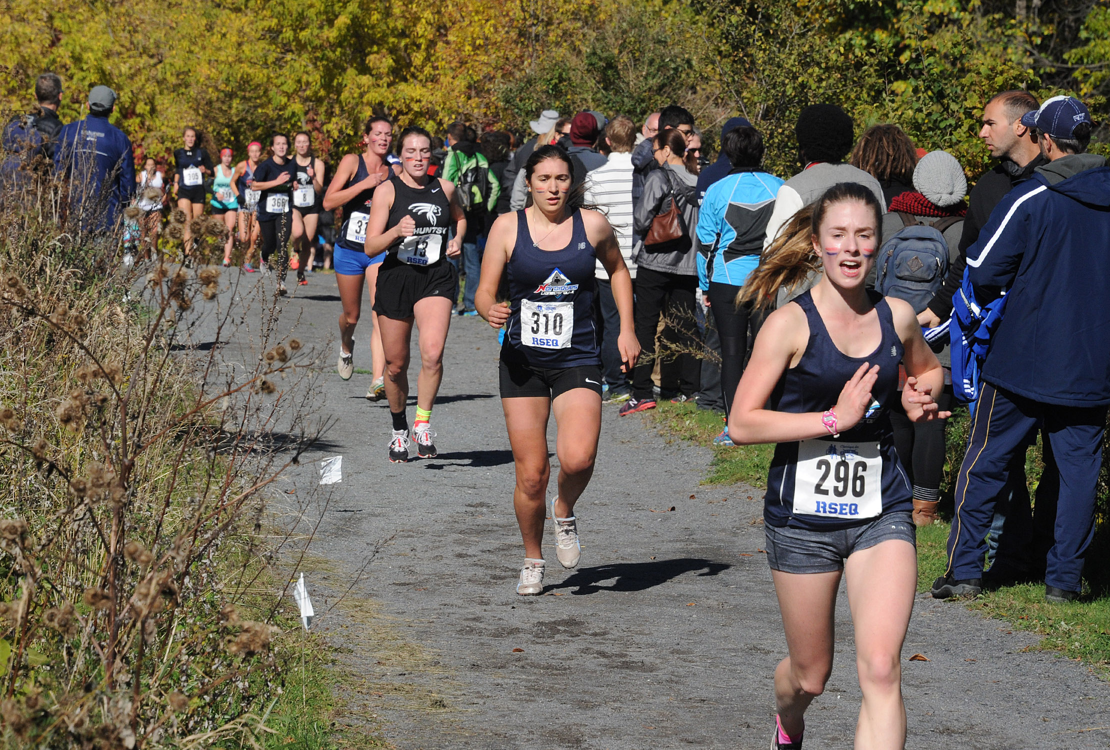 Le parc Michel-Chartrand envahi par 1500 coureurs