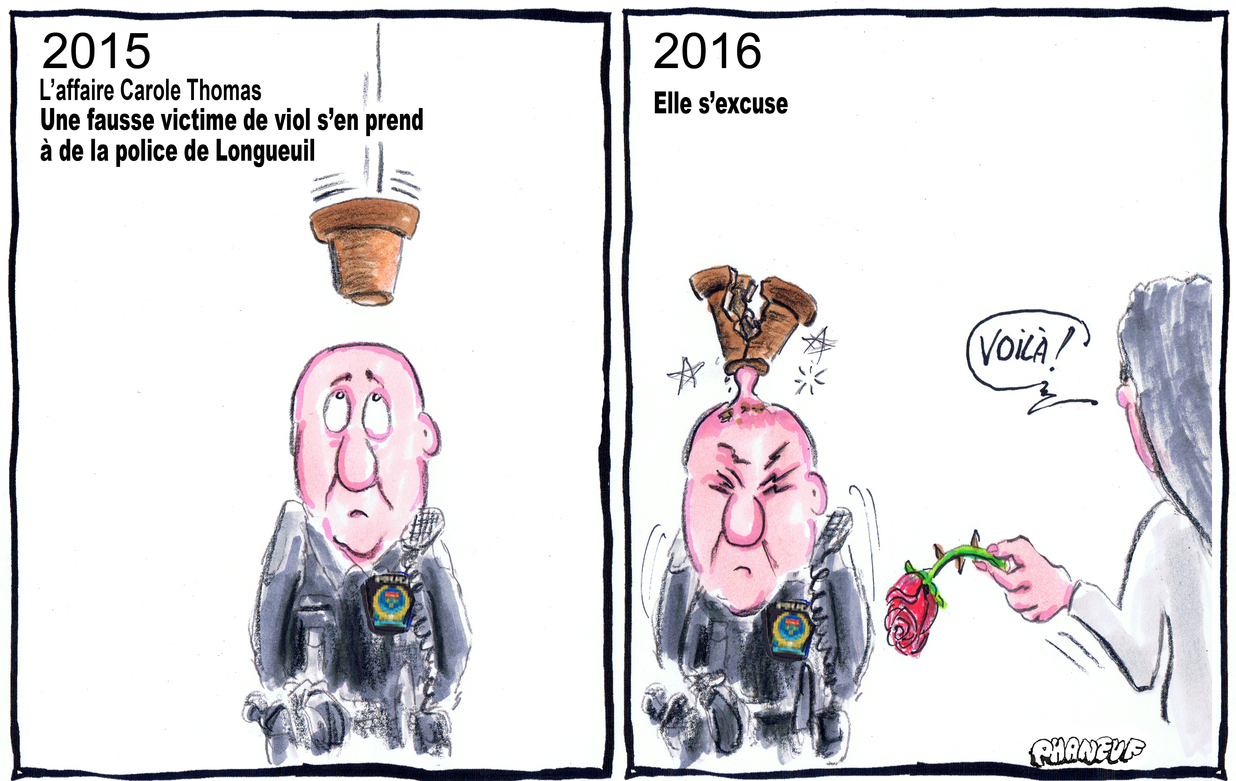 La caricature du 12 octobre