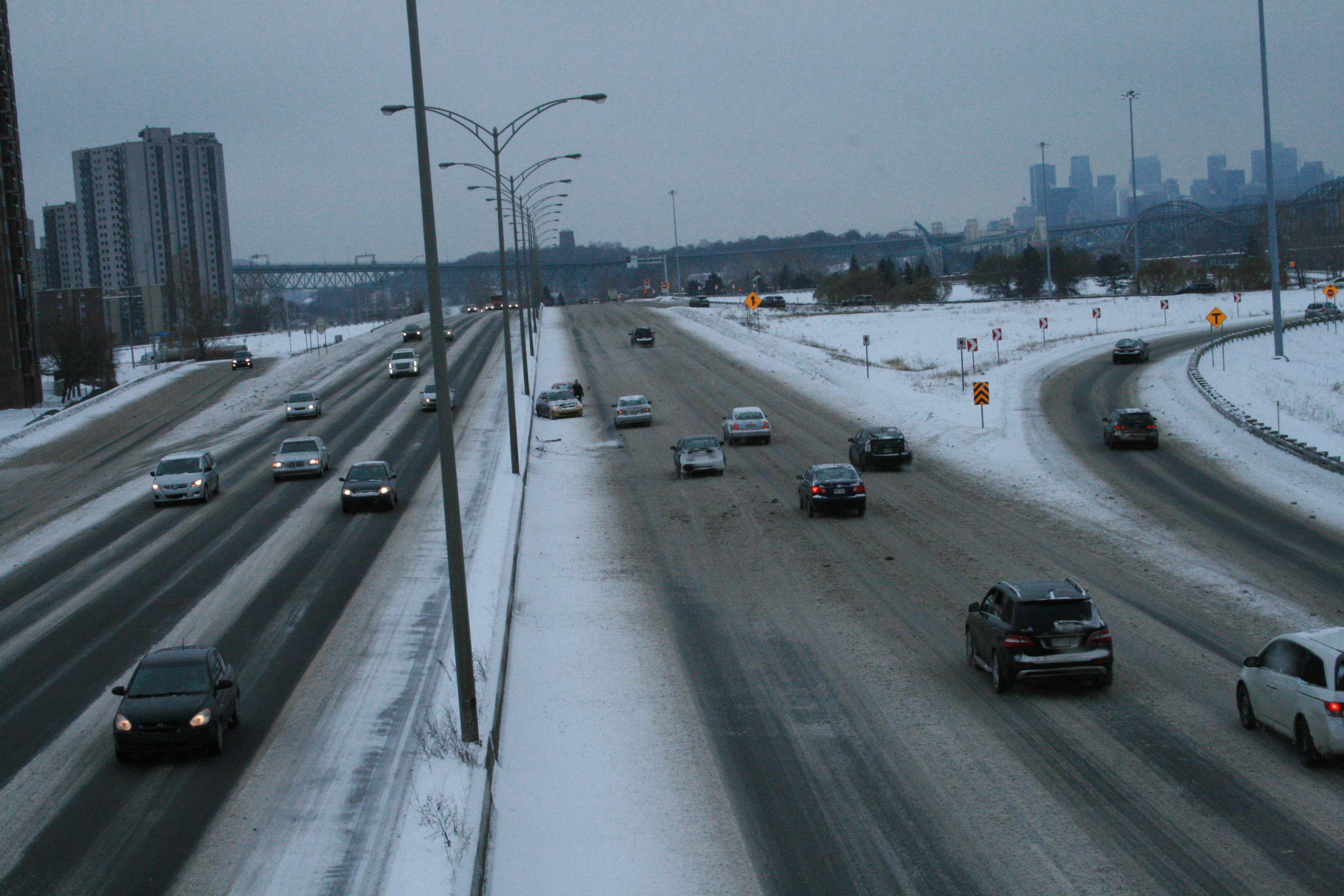 Plusieurs sorties de route sur la Rive-Sud