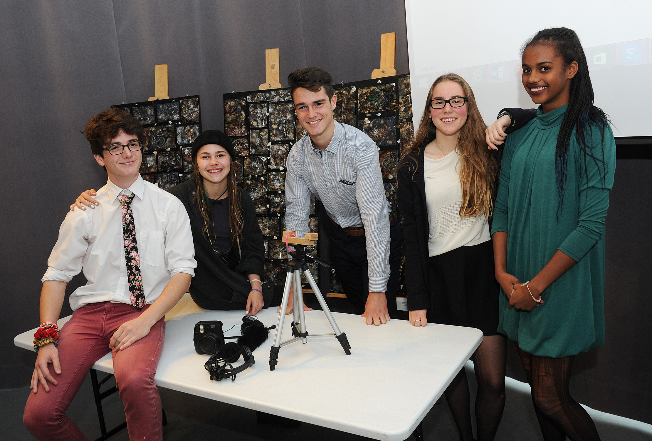 Axel Robin derrière la caméra