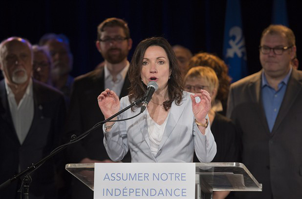 Martine Ouellet se lance à nouveau dans la course à la chefferie du PQ