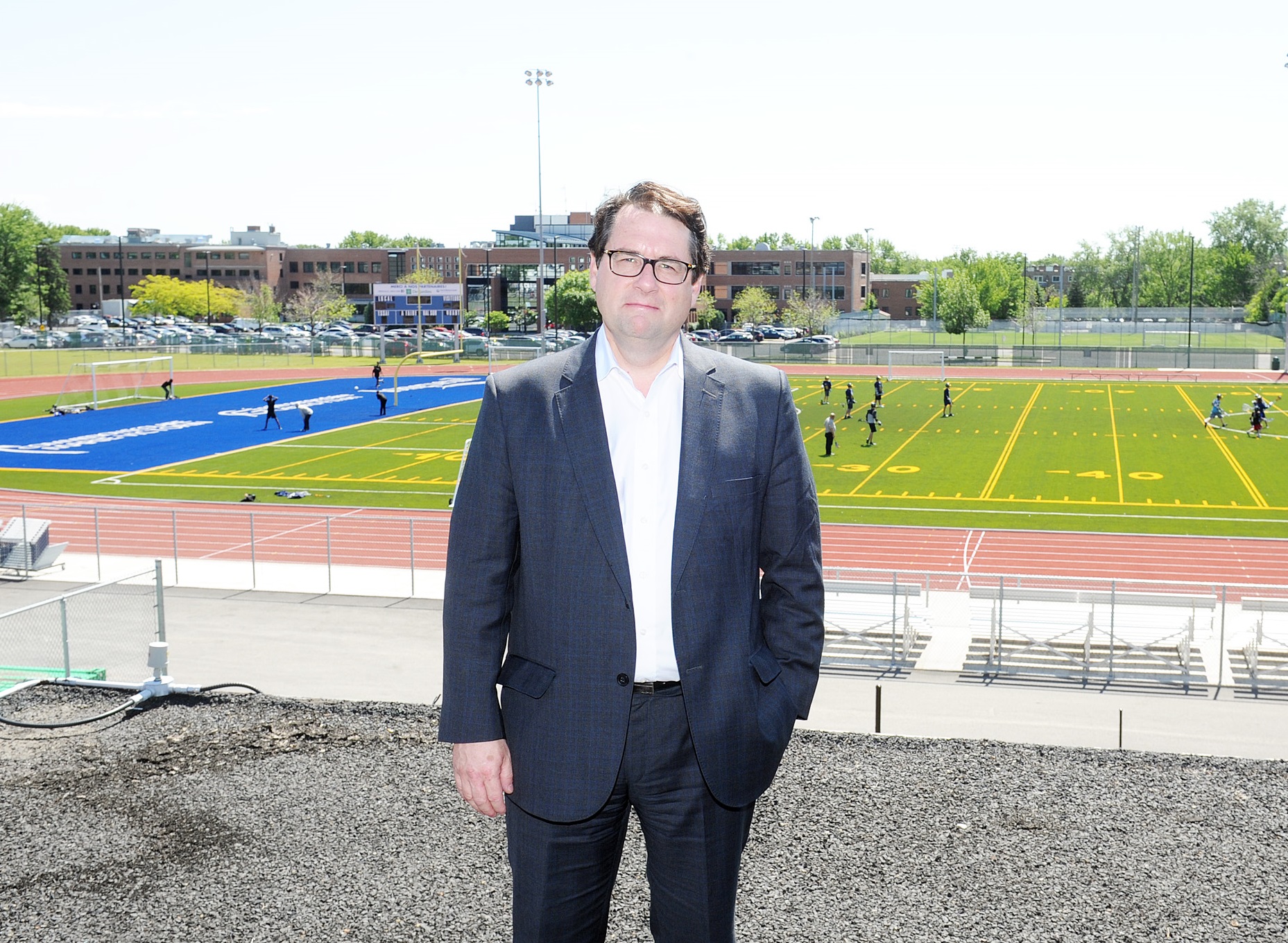 Dernier acte officiel de Bernard Drainville à l’école Gérard-Filion