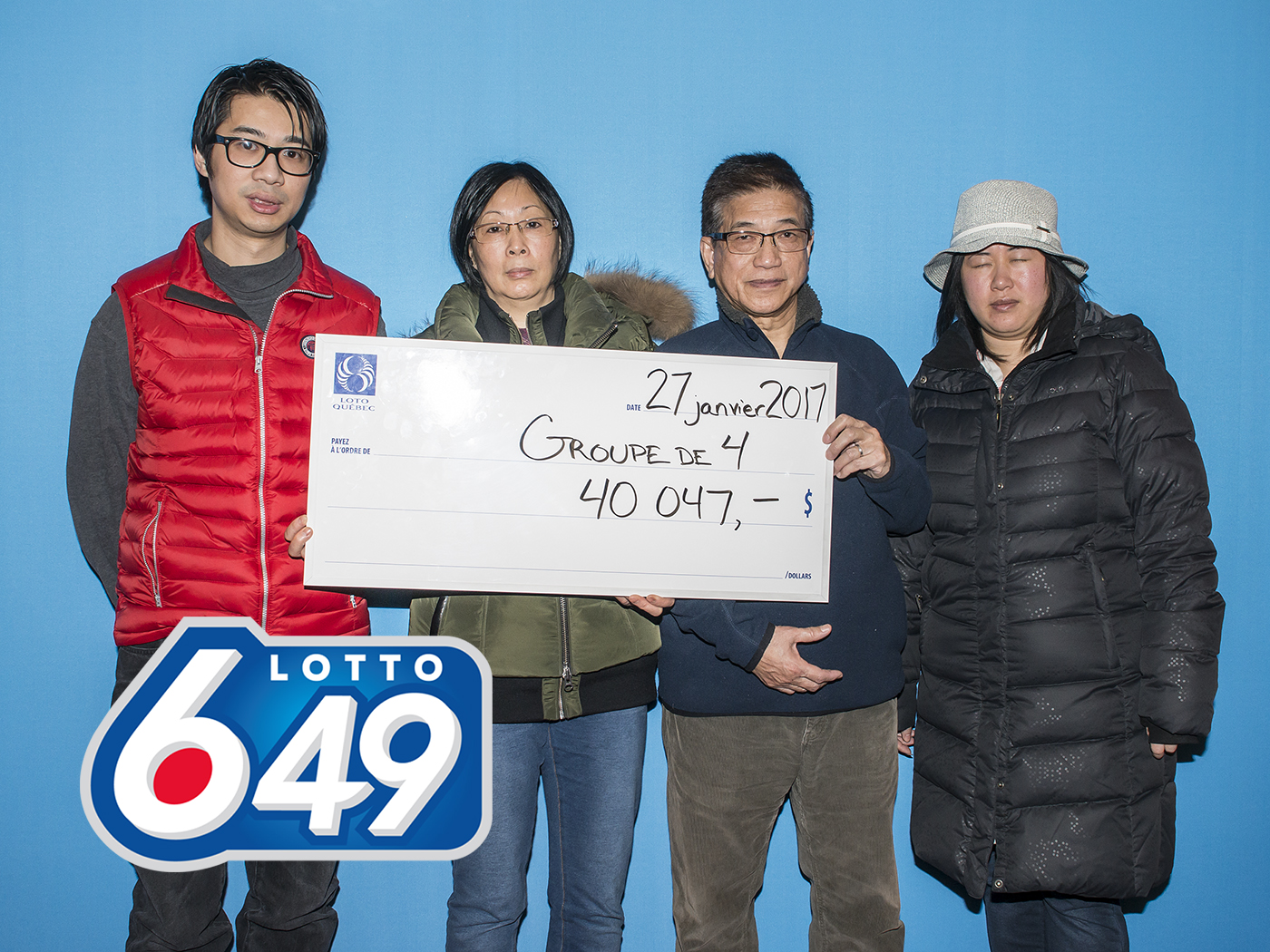 40 047$ pour une famille de la Montérégie au Lotto 6/49