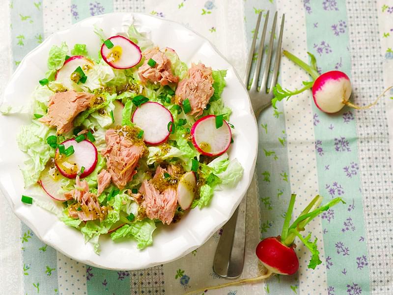 Salade de thon et chou