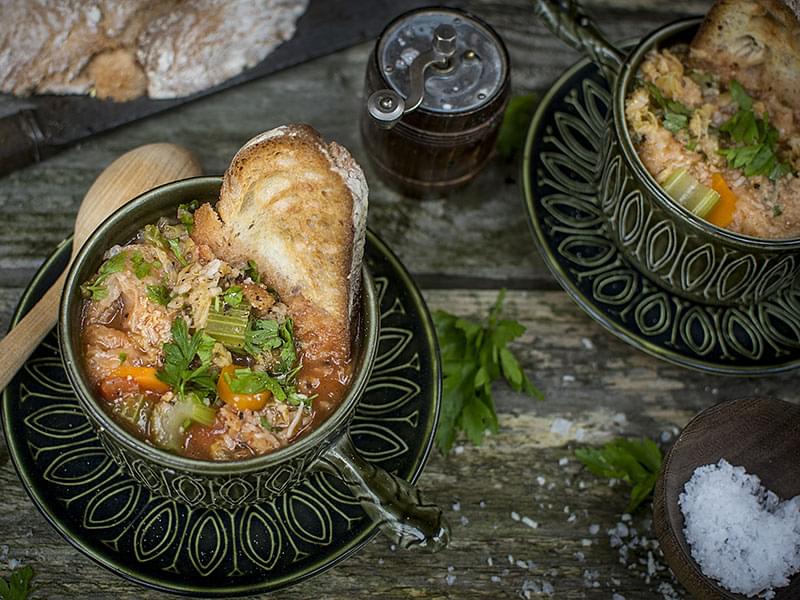 Soupe Toscane au pain et au chou