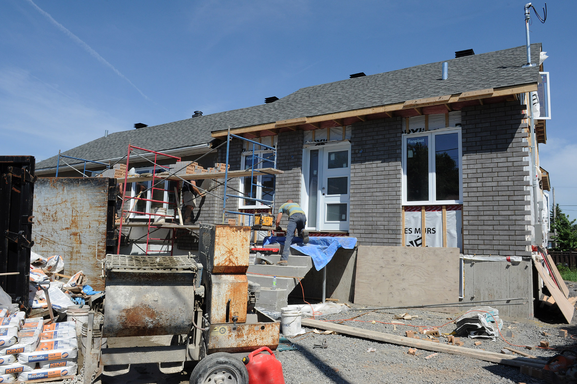 Vacances de la construction en Montérégie: 30 870 travailleurs se partagent 86 M$