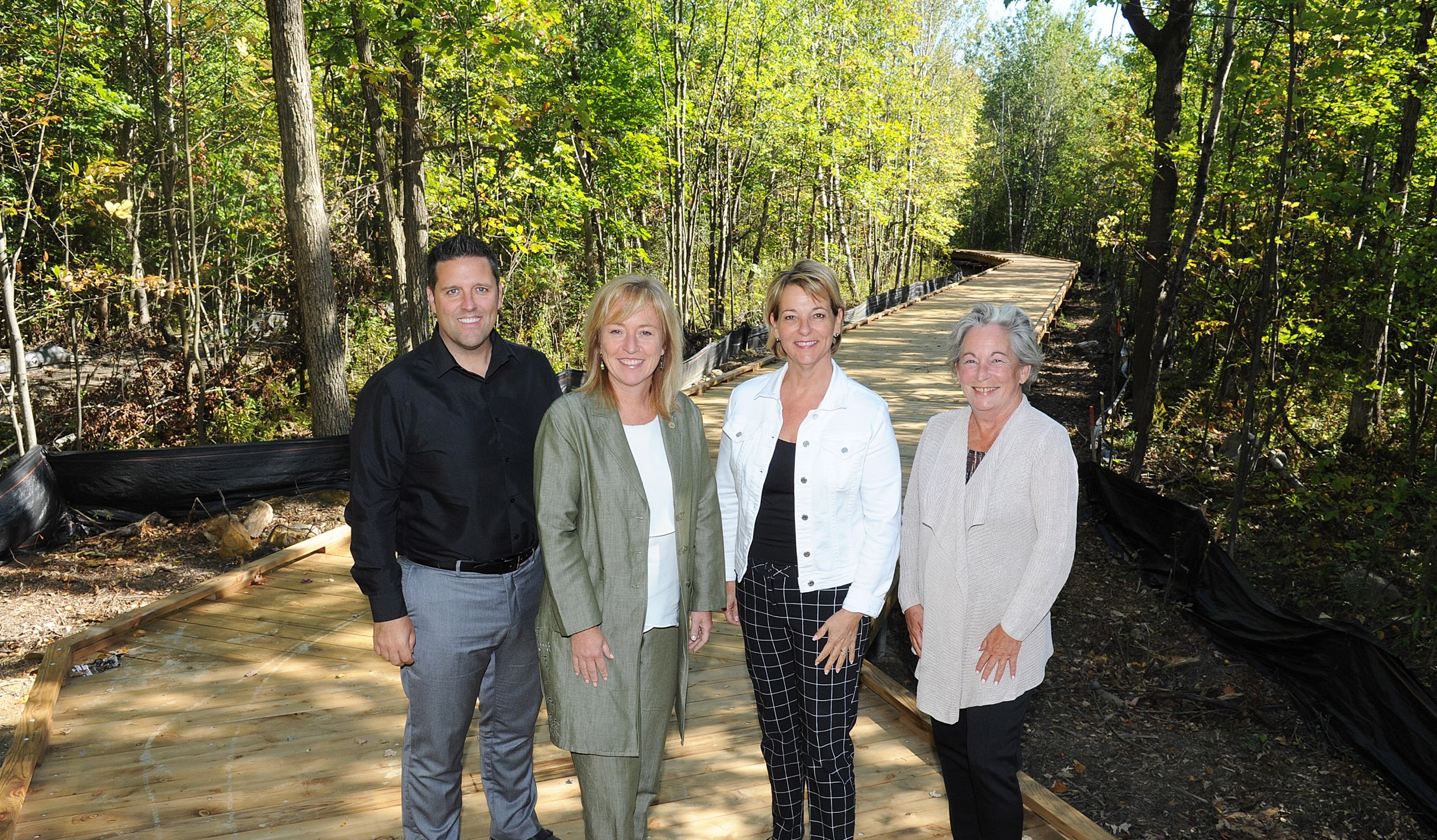 Les aménagements du boisé Du Tremblay prennent forme