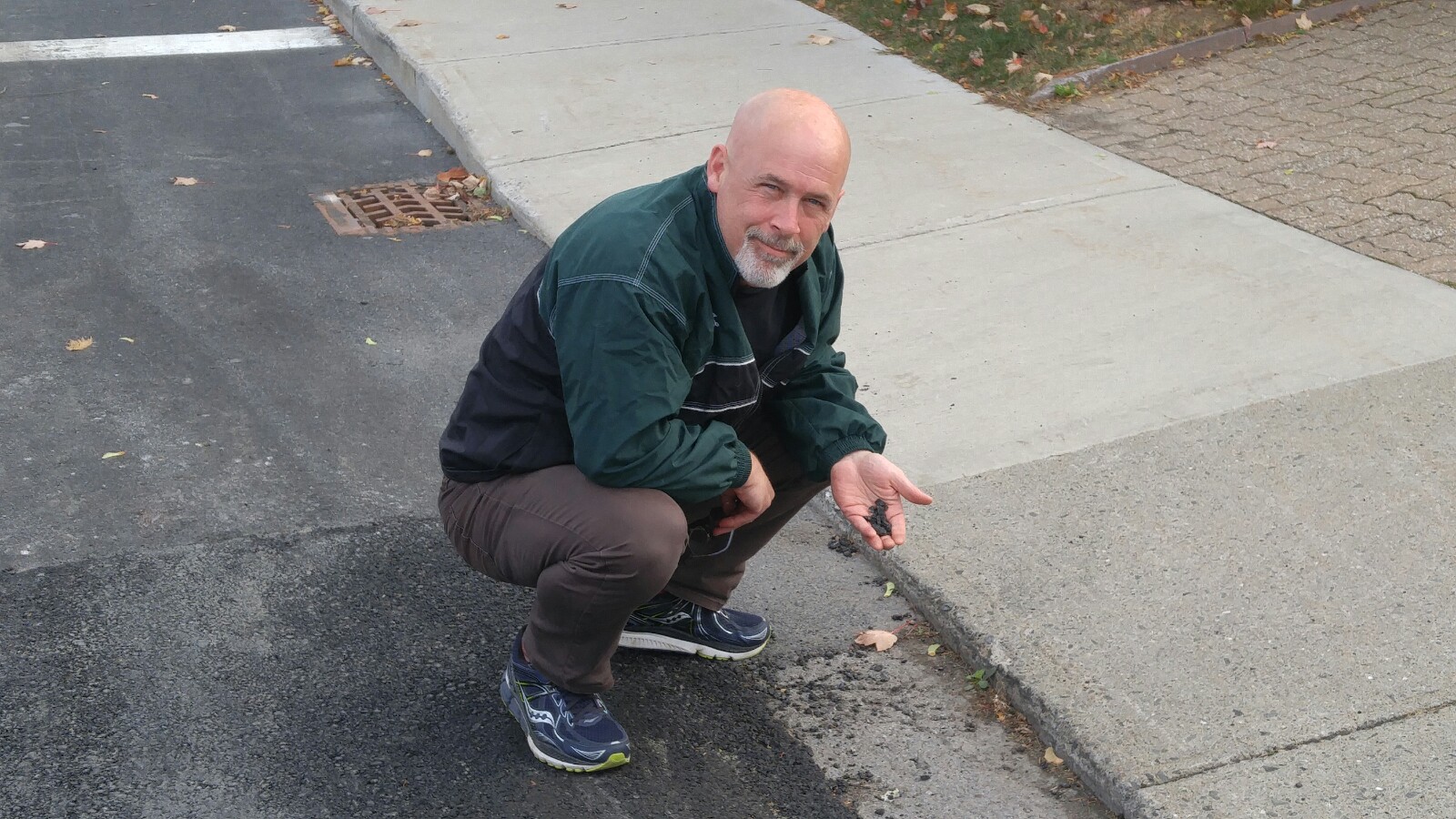 Michael O’Grady sur le terrain