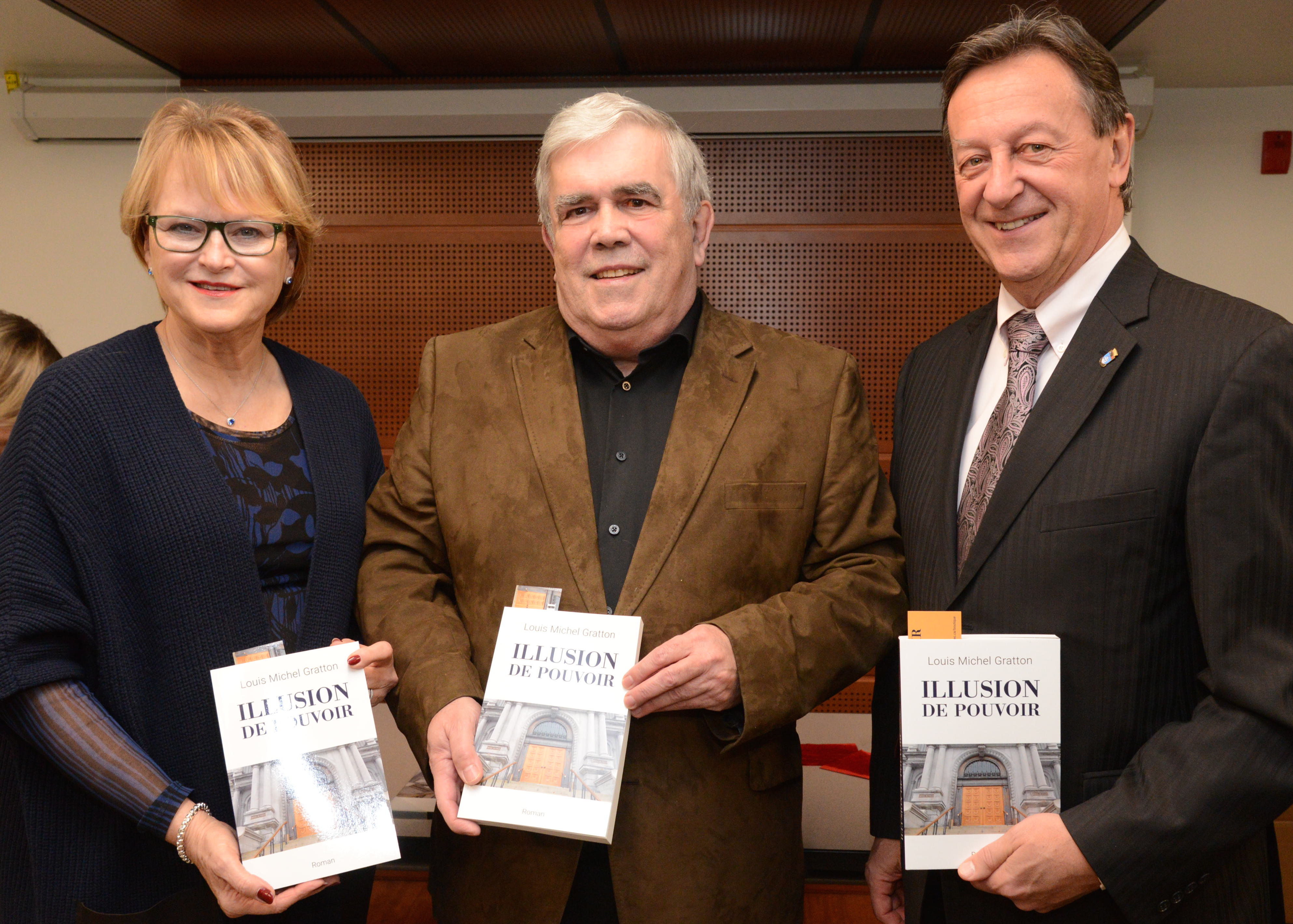 L’ex-maire de Saint-Lambert Louis Michel Gratton présente un nouveau roman