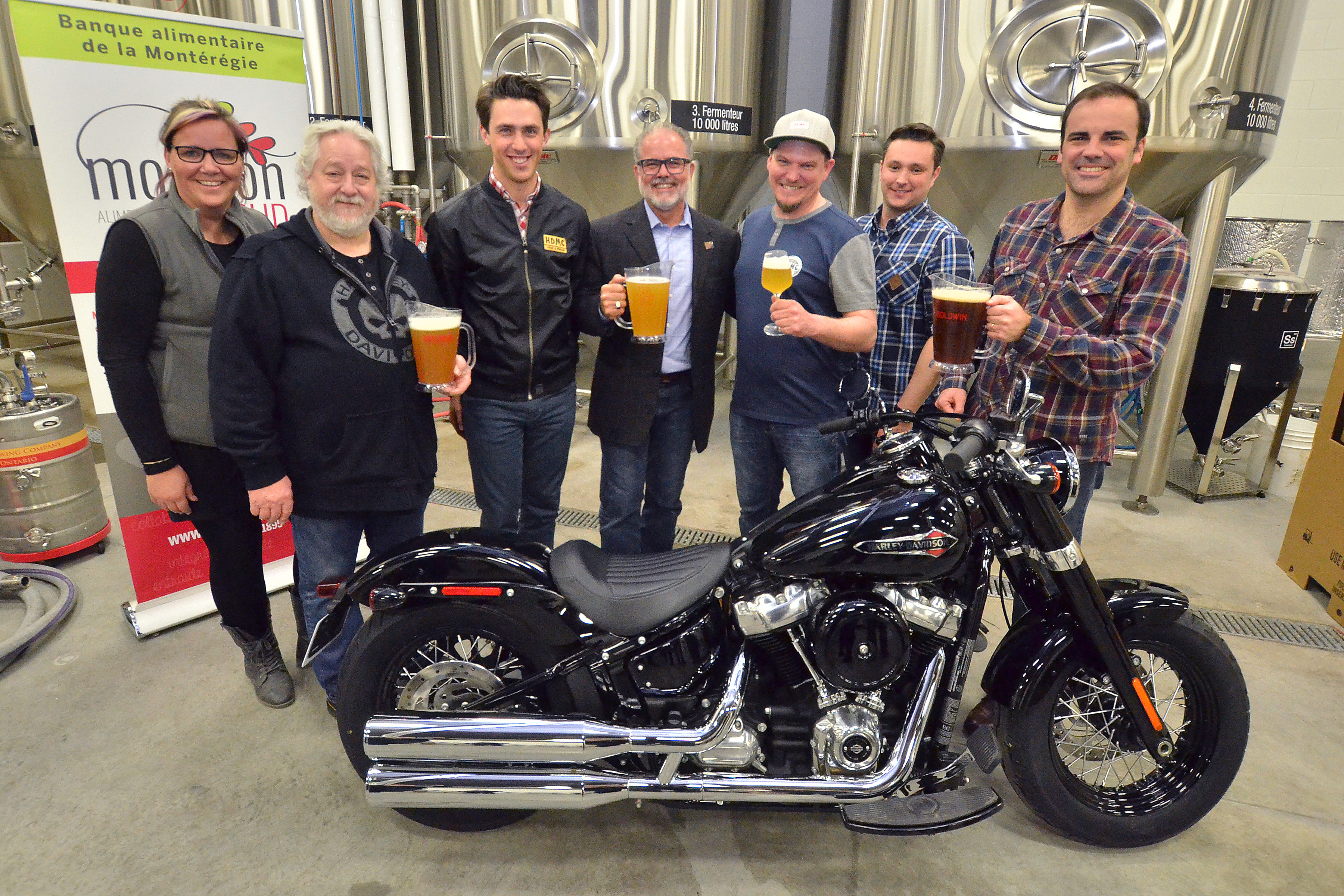 Moisson Rive-Sud et Léo Harley-Davidson s’unissent pour créer une campagne de financement
