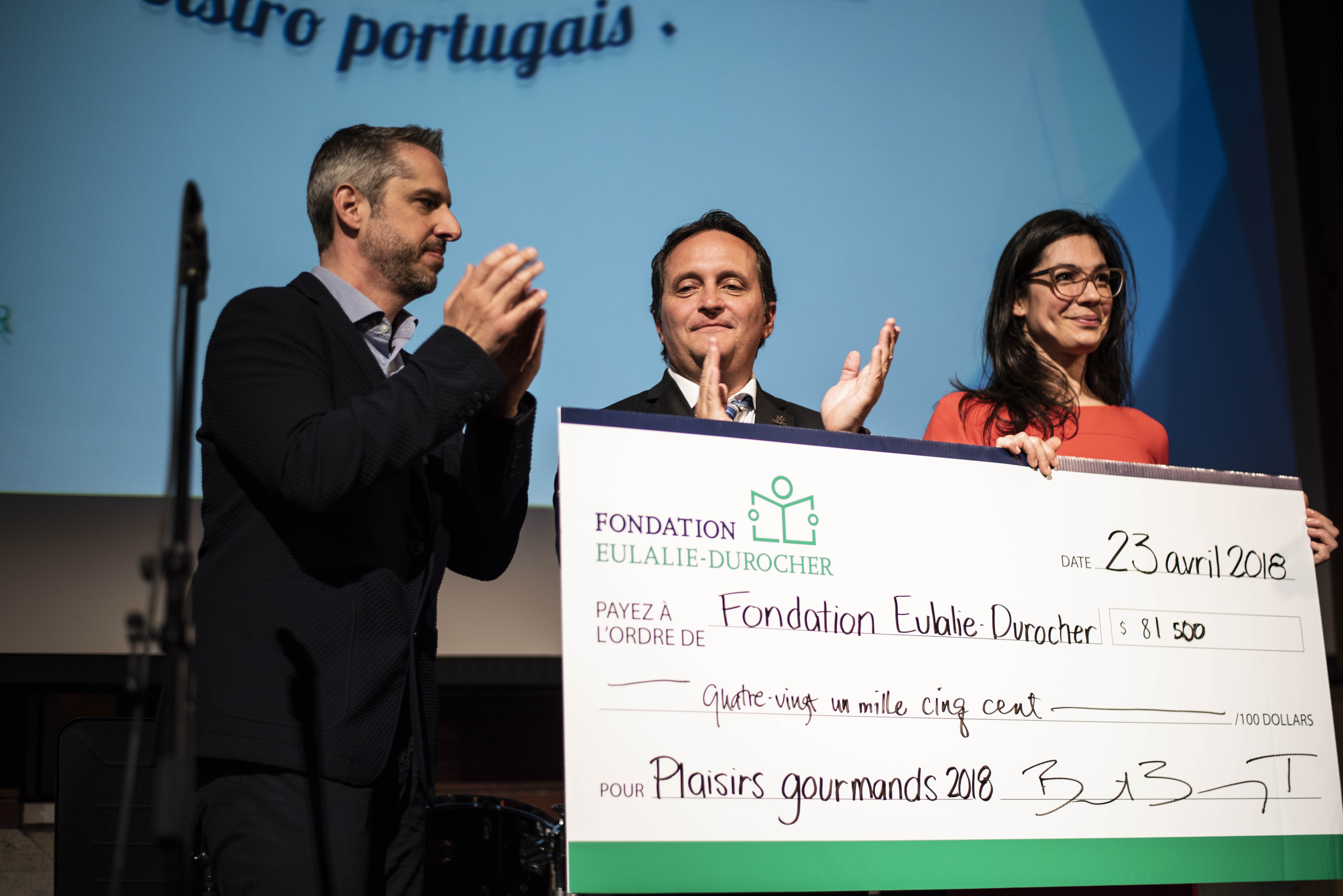 Fondation Eulalie-Durocher du Collège Durocher Saint-Lambert: les Plaisirs Gourmands récoltent 80 000$