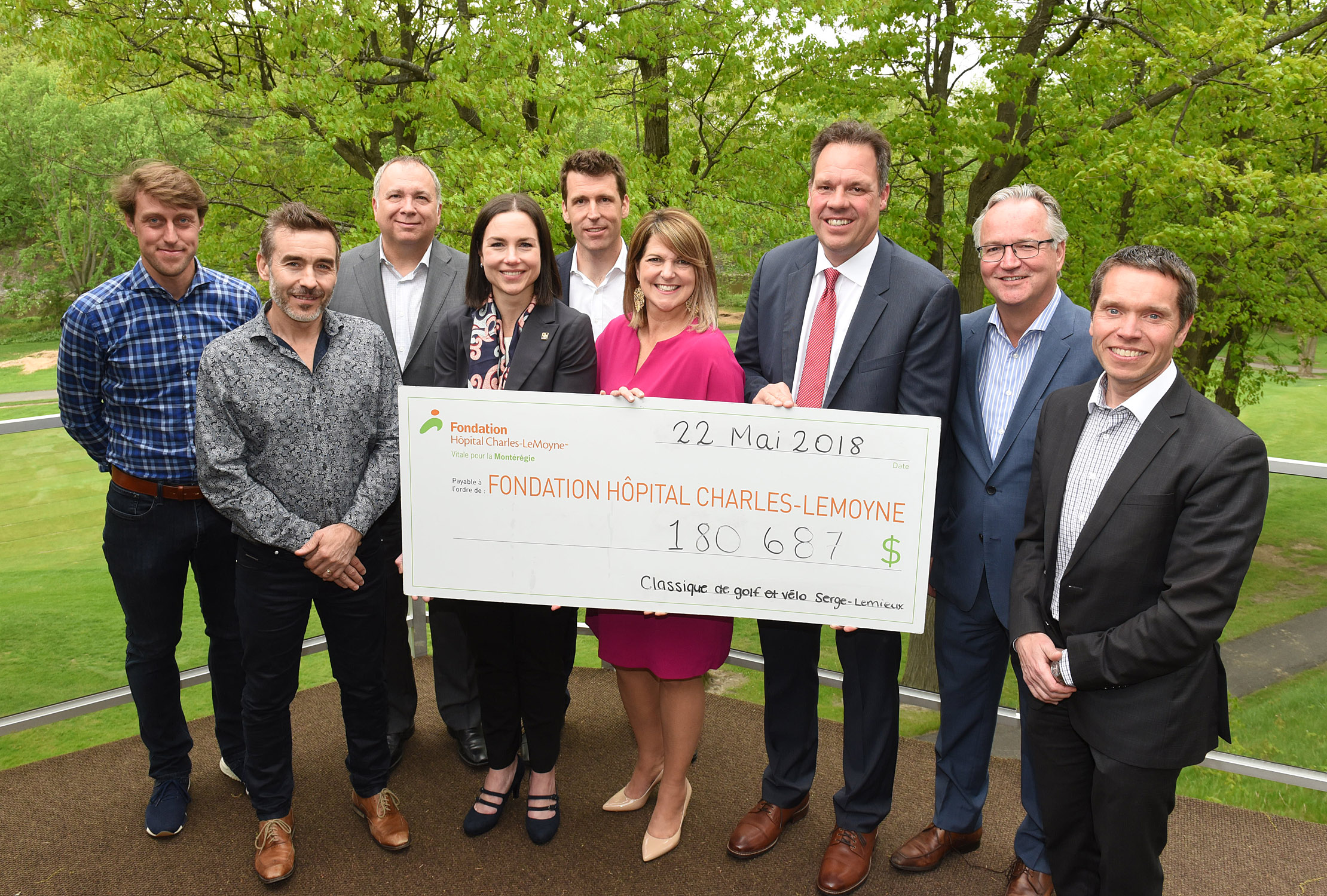 La Classique de golf et vélo Serge-Lemieux amasse un montant record