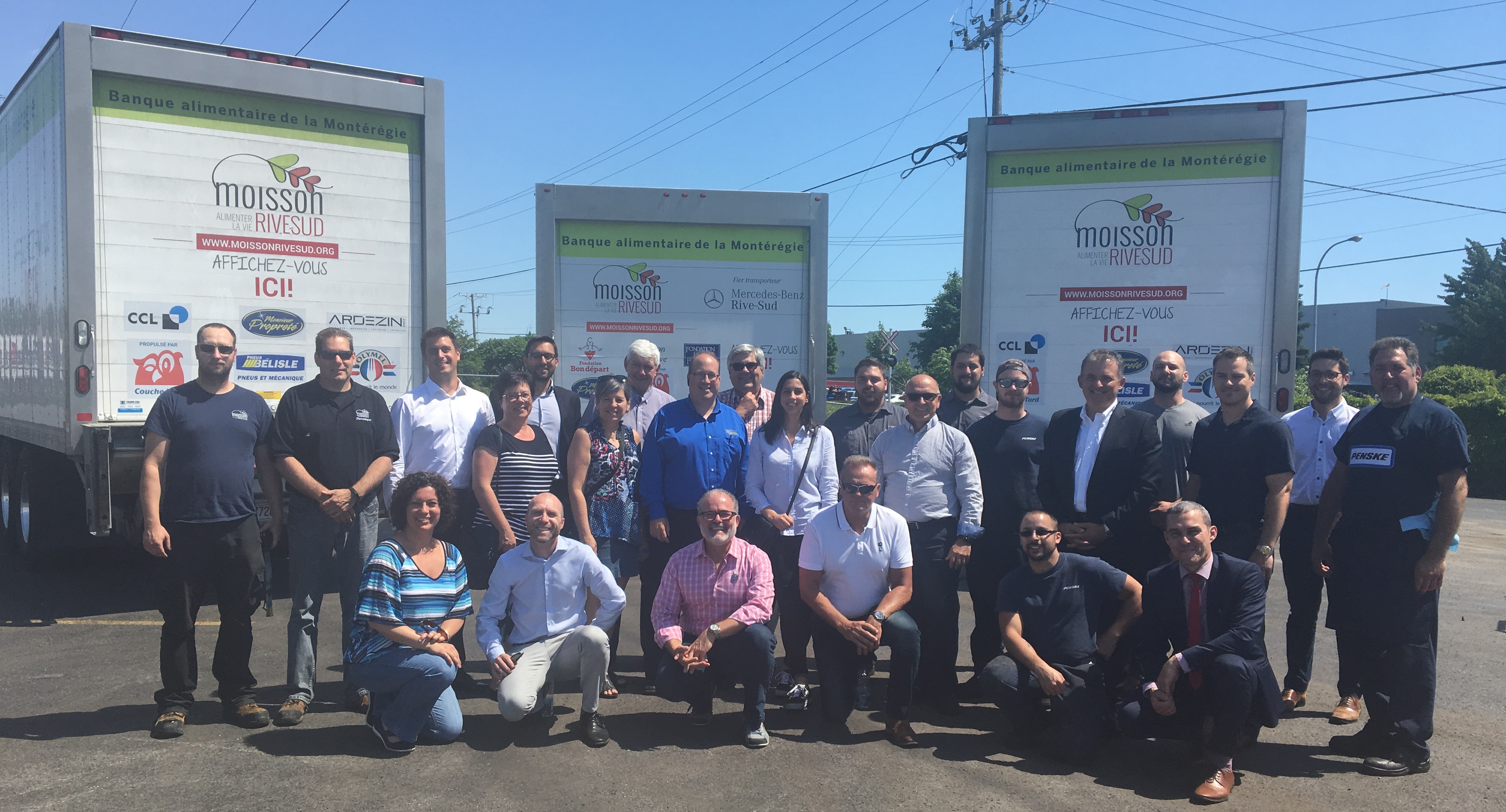 Moisson Rive-Sud dévoile sa nouvelle flotte de véhicules