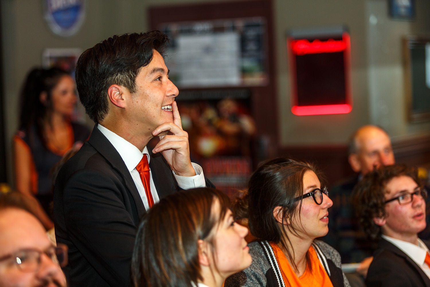 Hoang Mai souriant, malgré la défaite