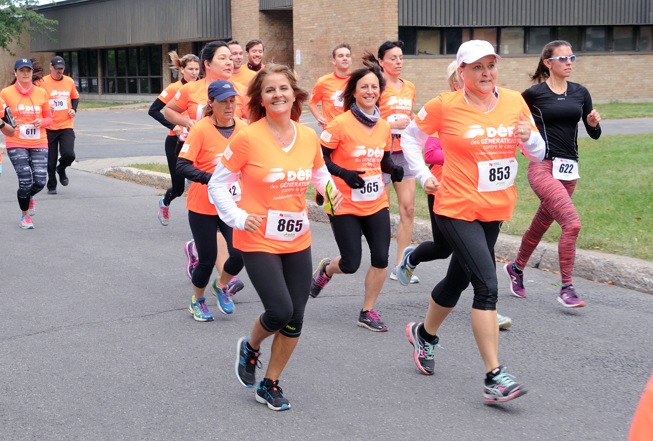 Plus de 1000 coureurs au Défi des générations contre le cancer