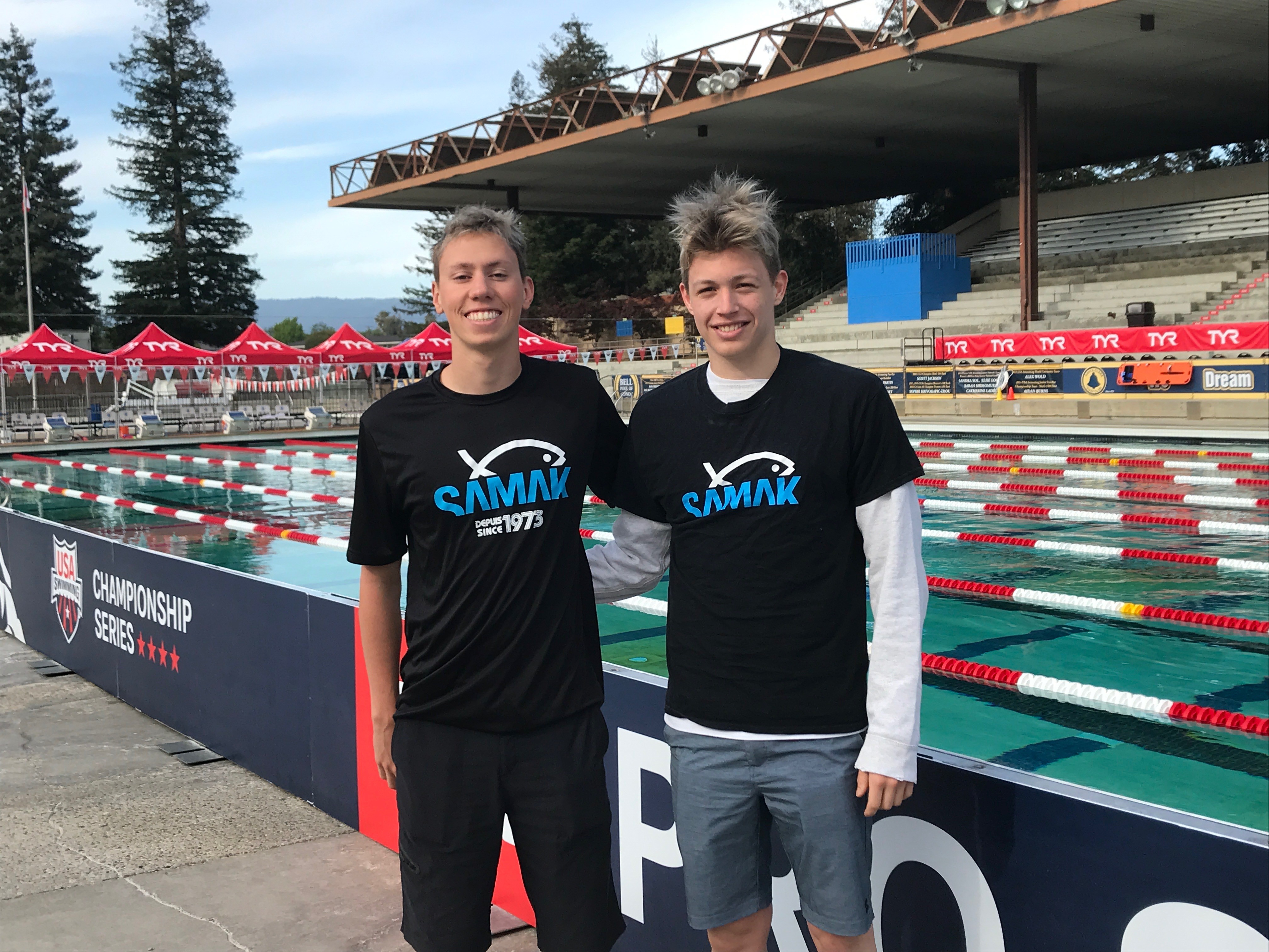 Deux nageurs du Club de natation Samak font bonne figure à Santa Clara