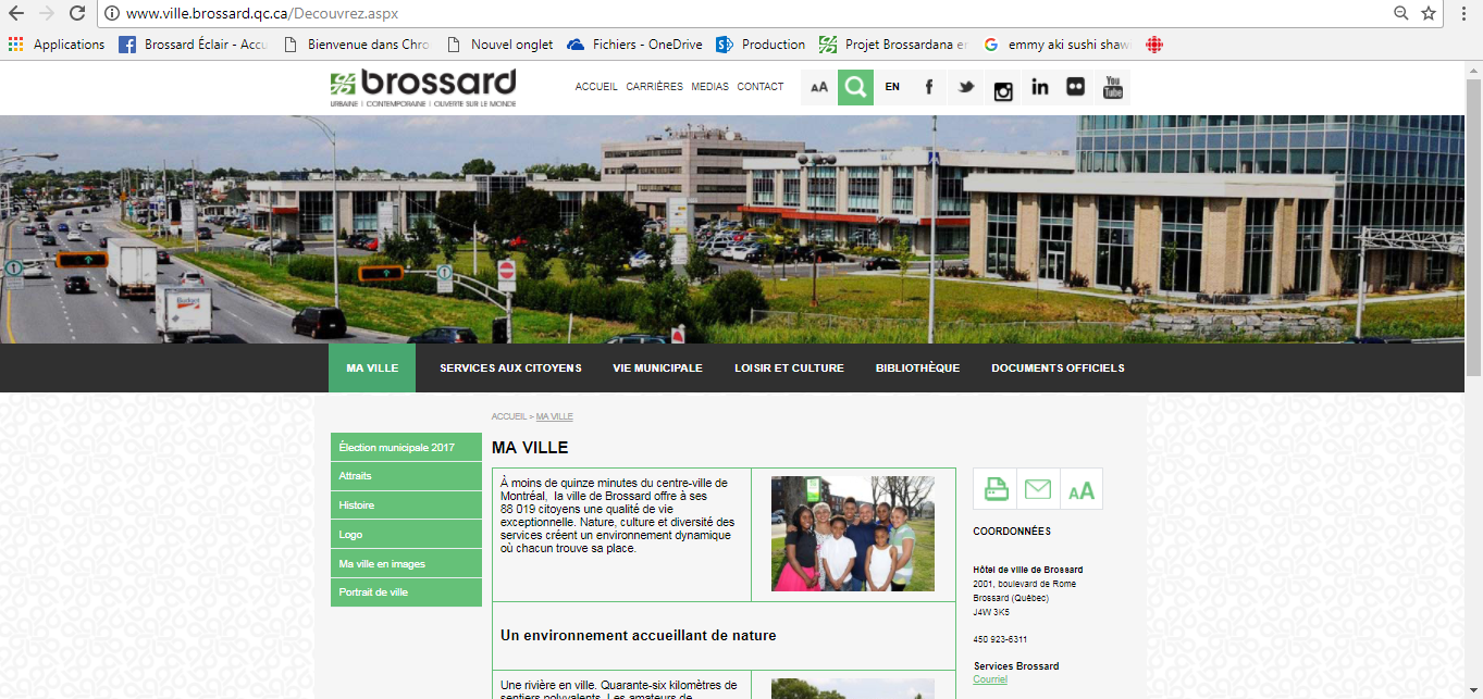 Brossard octroie un contrat de près de 130 000$ pour la refonte de son site Internet
