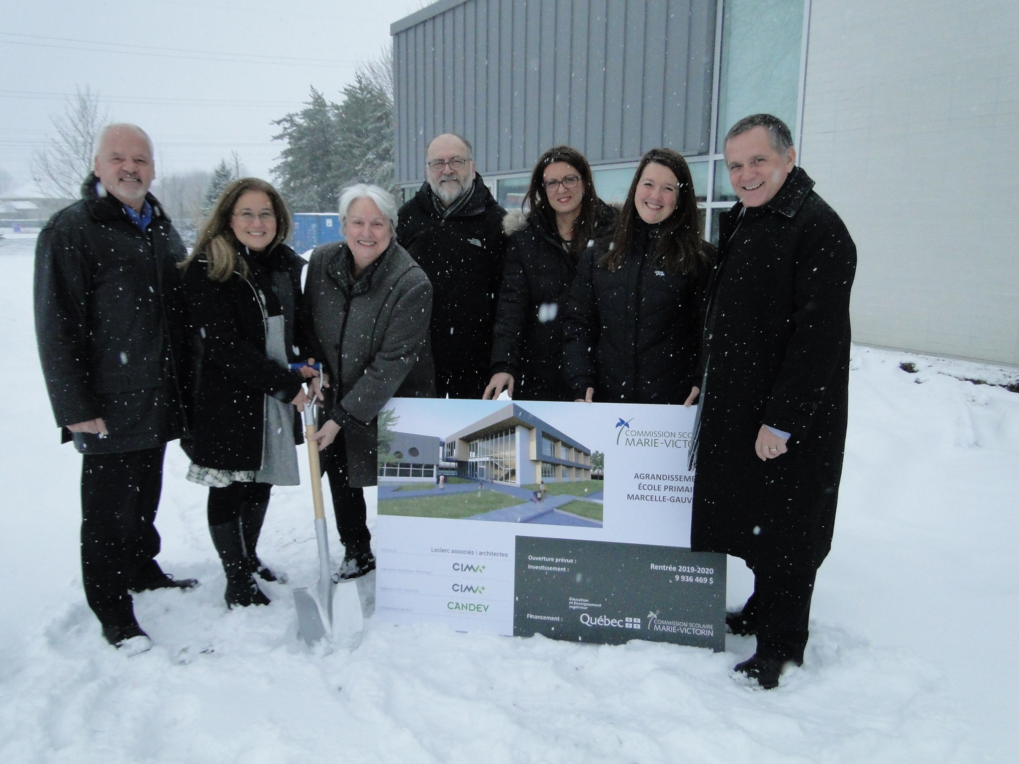 Début des travaux d’agrandissement de l’école Marcelle-Gauvreau
