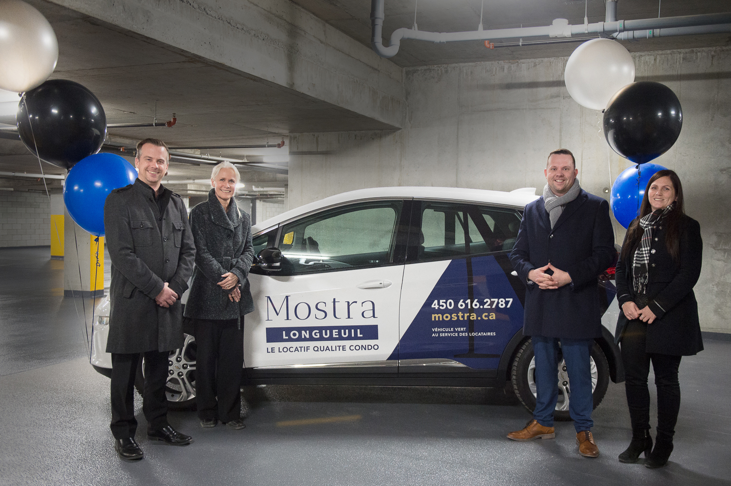 Une voiture électrique à la disposition des locataires du Mostra Longueuil