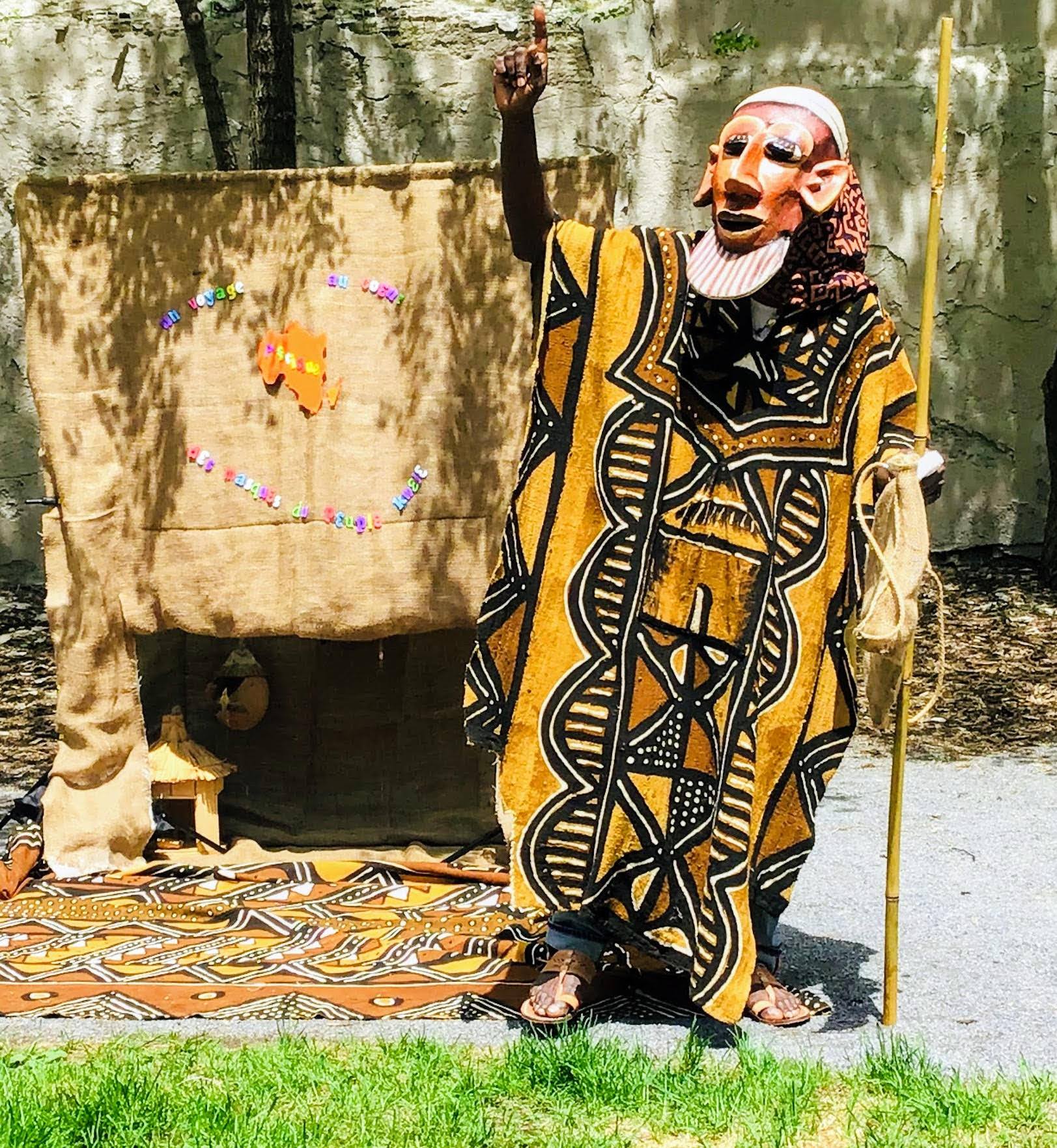 Les masques africains au cœur des contes de Floribert Bantsimba