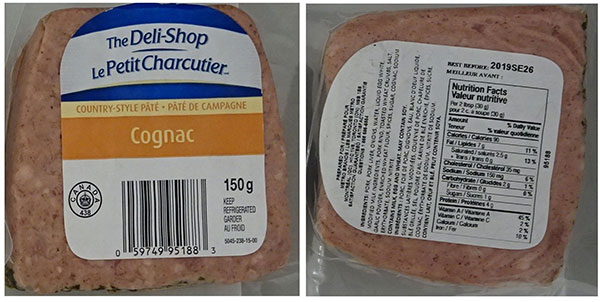Rappel de pâtés de la marque Le Petit Charcutier