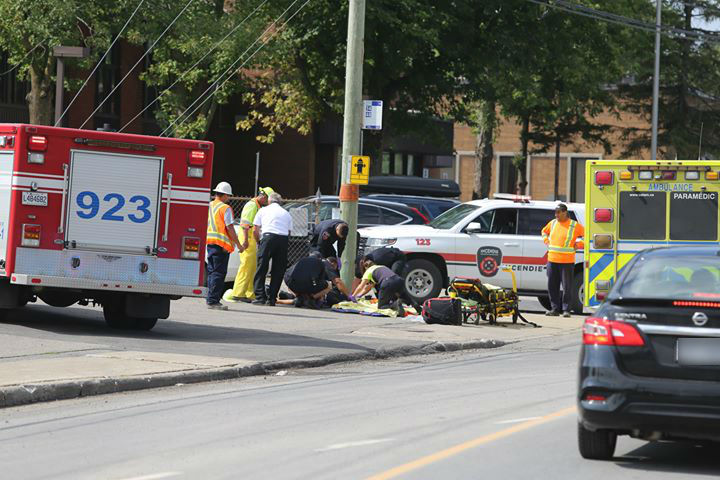 Un travailleur perd conscience et se blesse